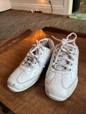 Kids White Athletic Cheerleading Sneakers by Chases’